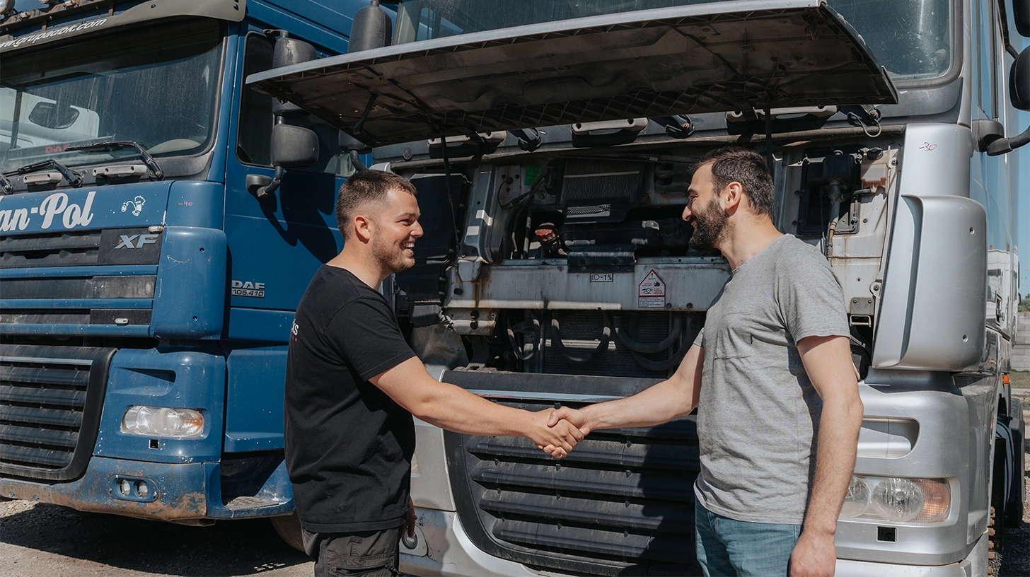 Tevreden klanten die al zaken deden met Elro Trucks Belgium