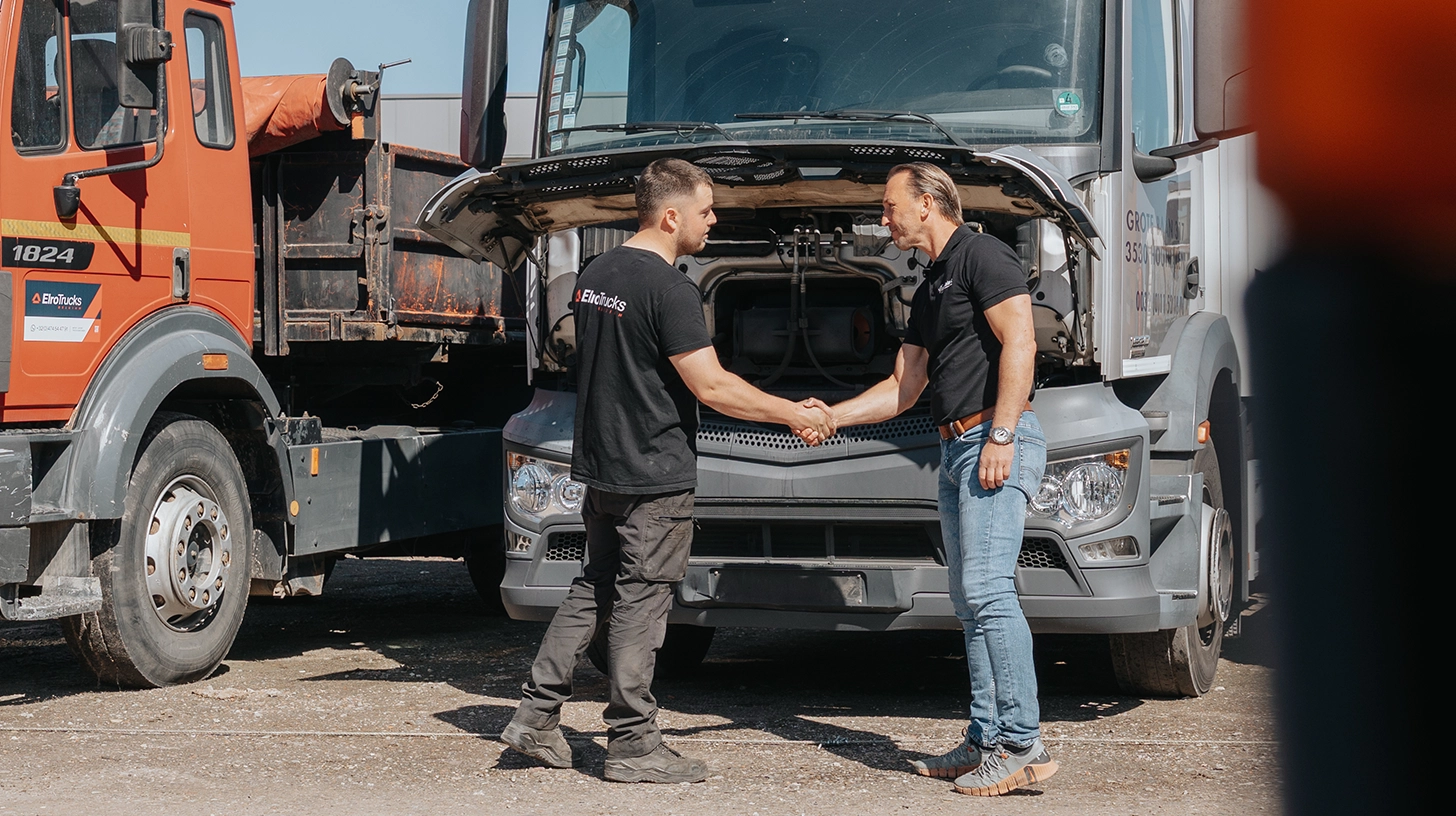 Tevreden klanten die al zaken deden met Elro Trucks Belgium